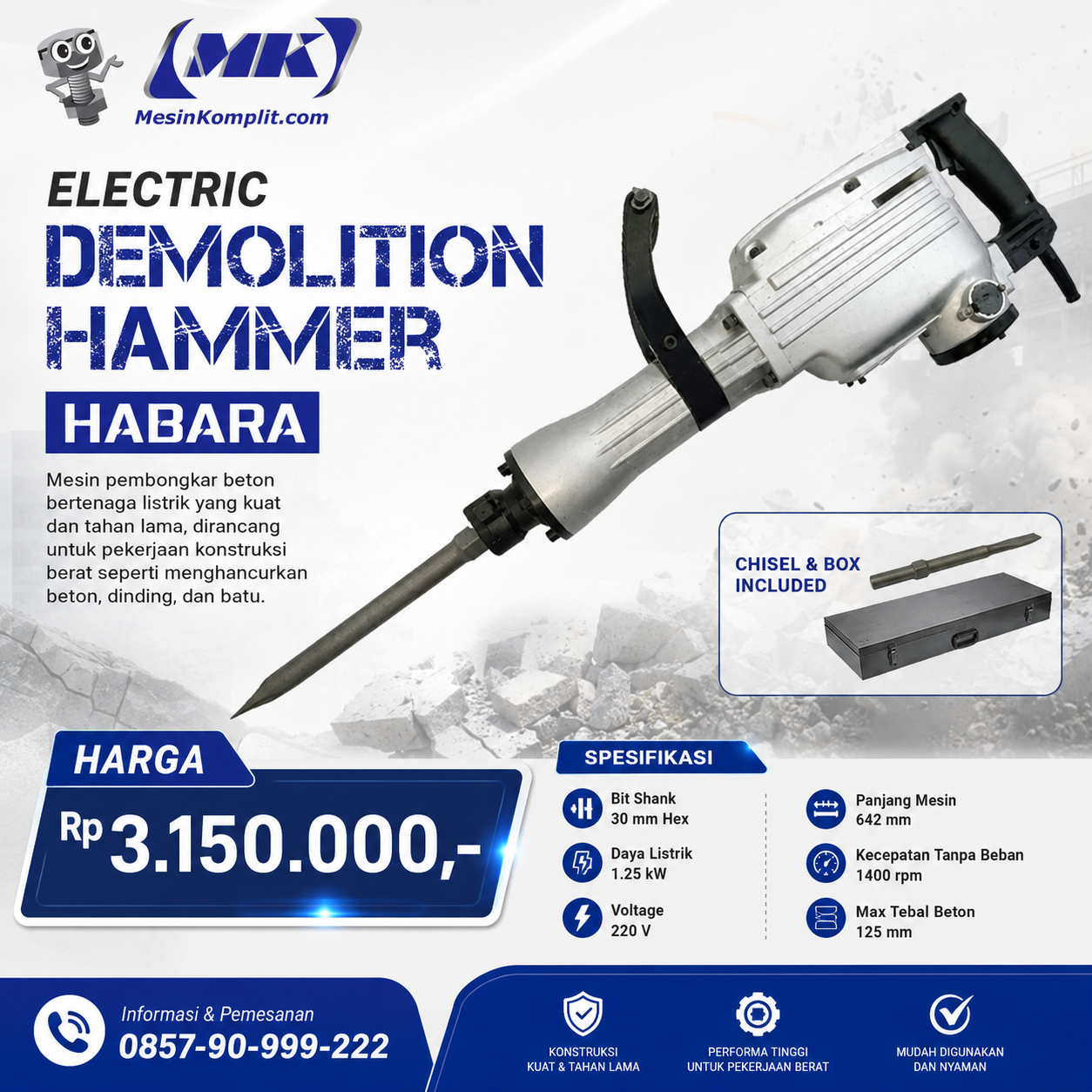 Jack Hammer Listrik ...